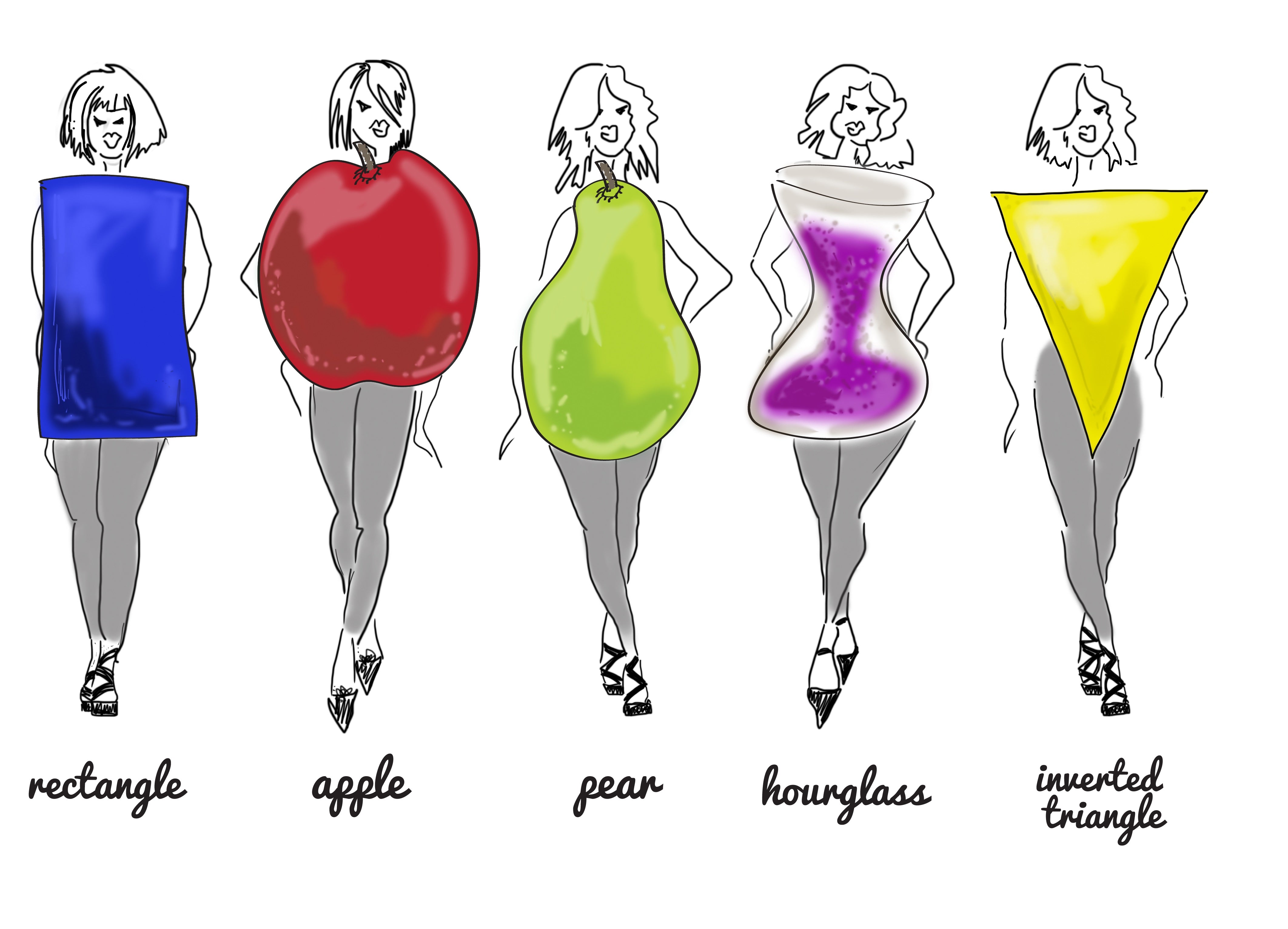 How to dress the Triangle Body Shape or Pear Shaped Woman