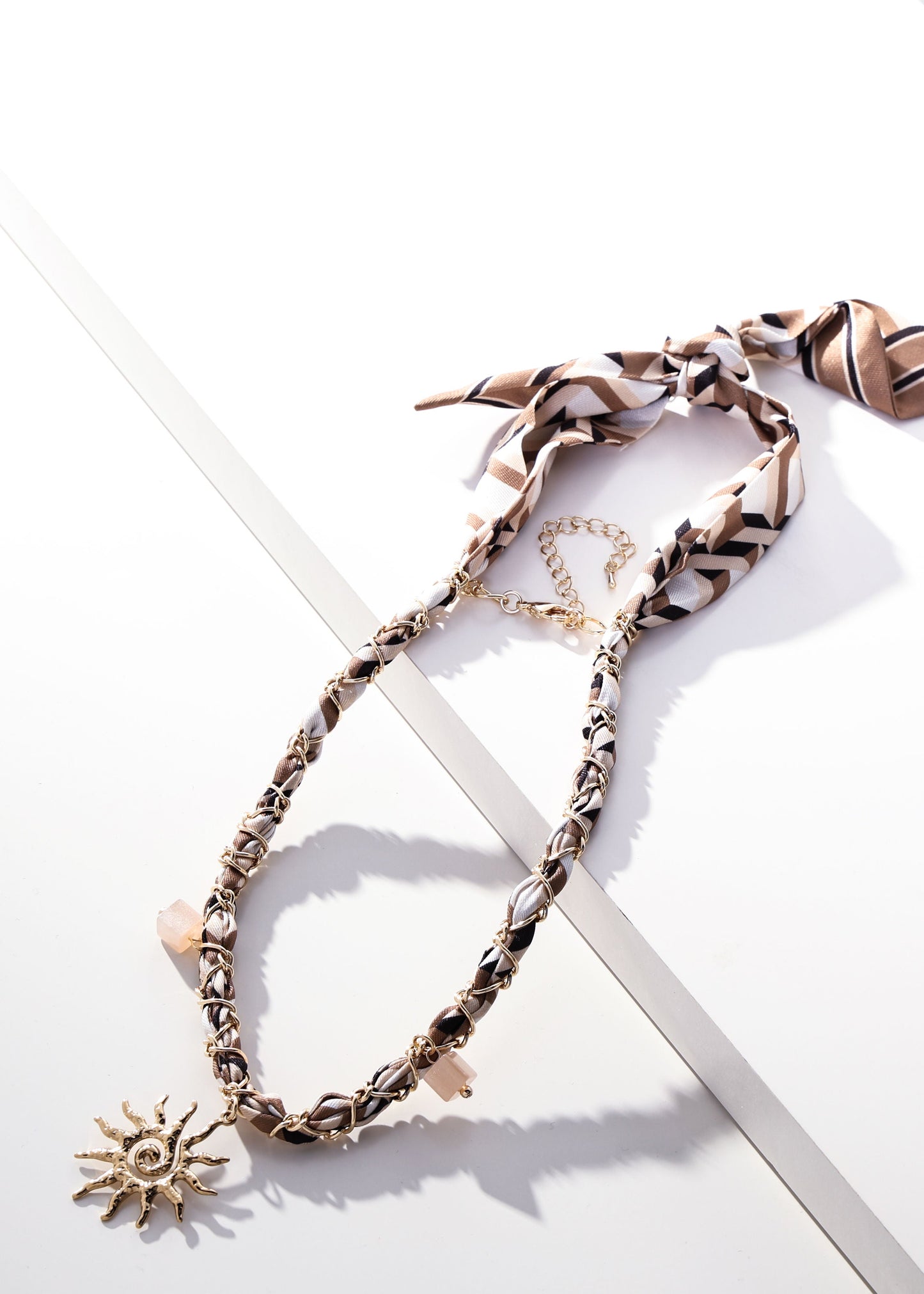 Merx - Merx - Sun Twisted Scarf Necklace