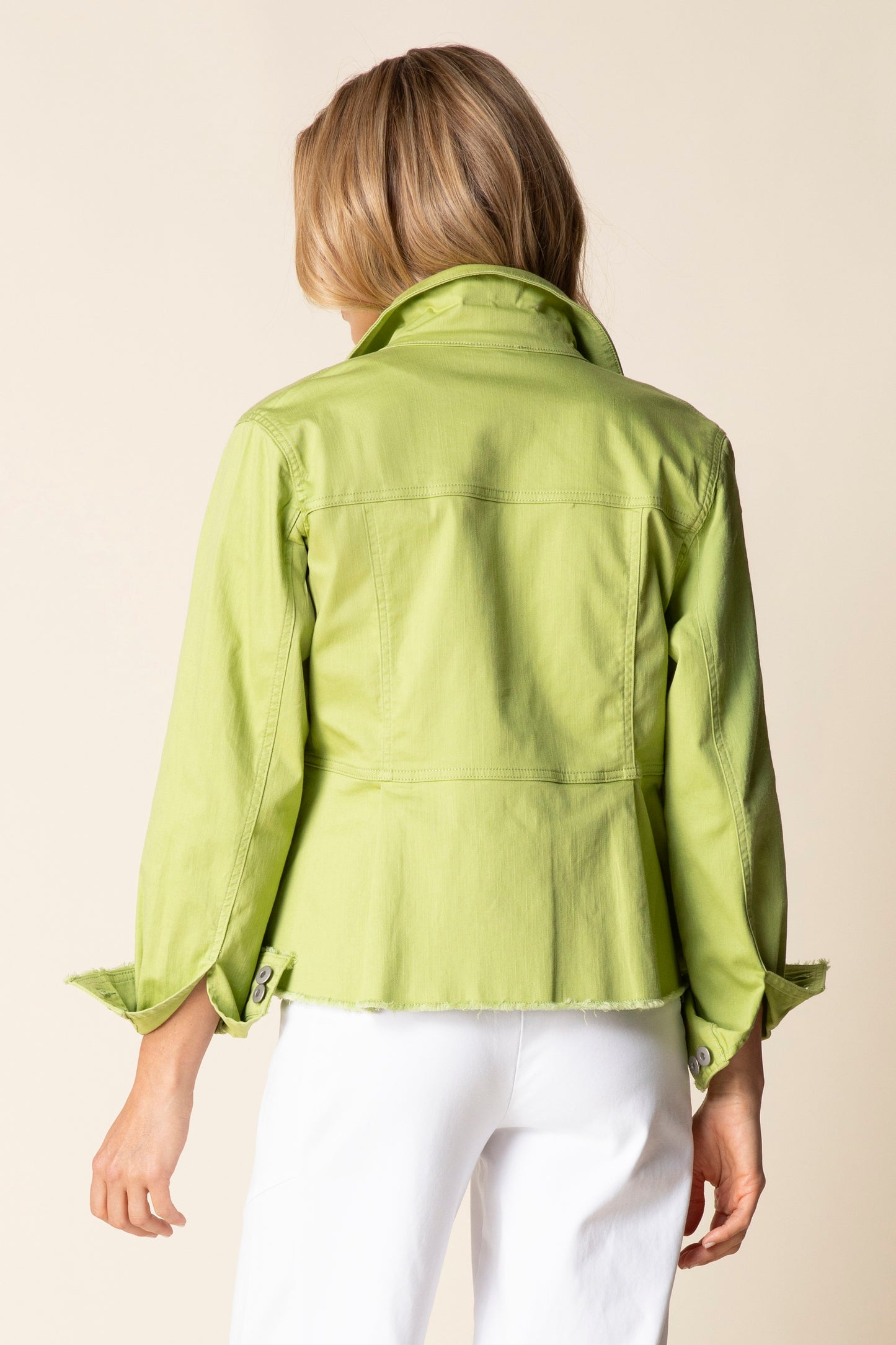 Habitat - Peplum Leaf Denim Jacket