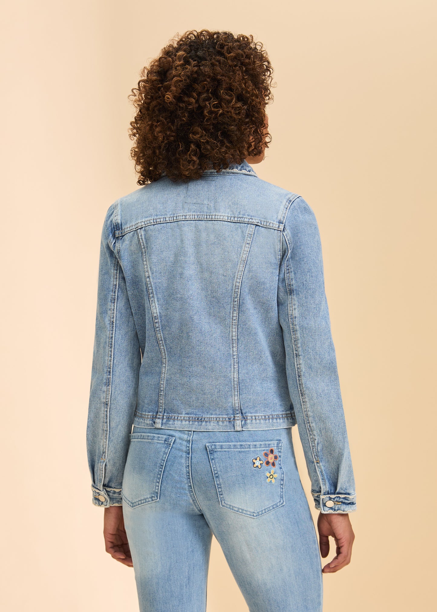 French Dressing Jeans - Embroidered Denim Jacket