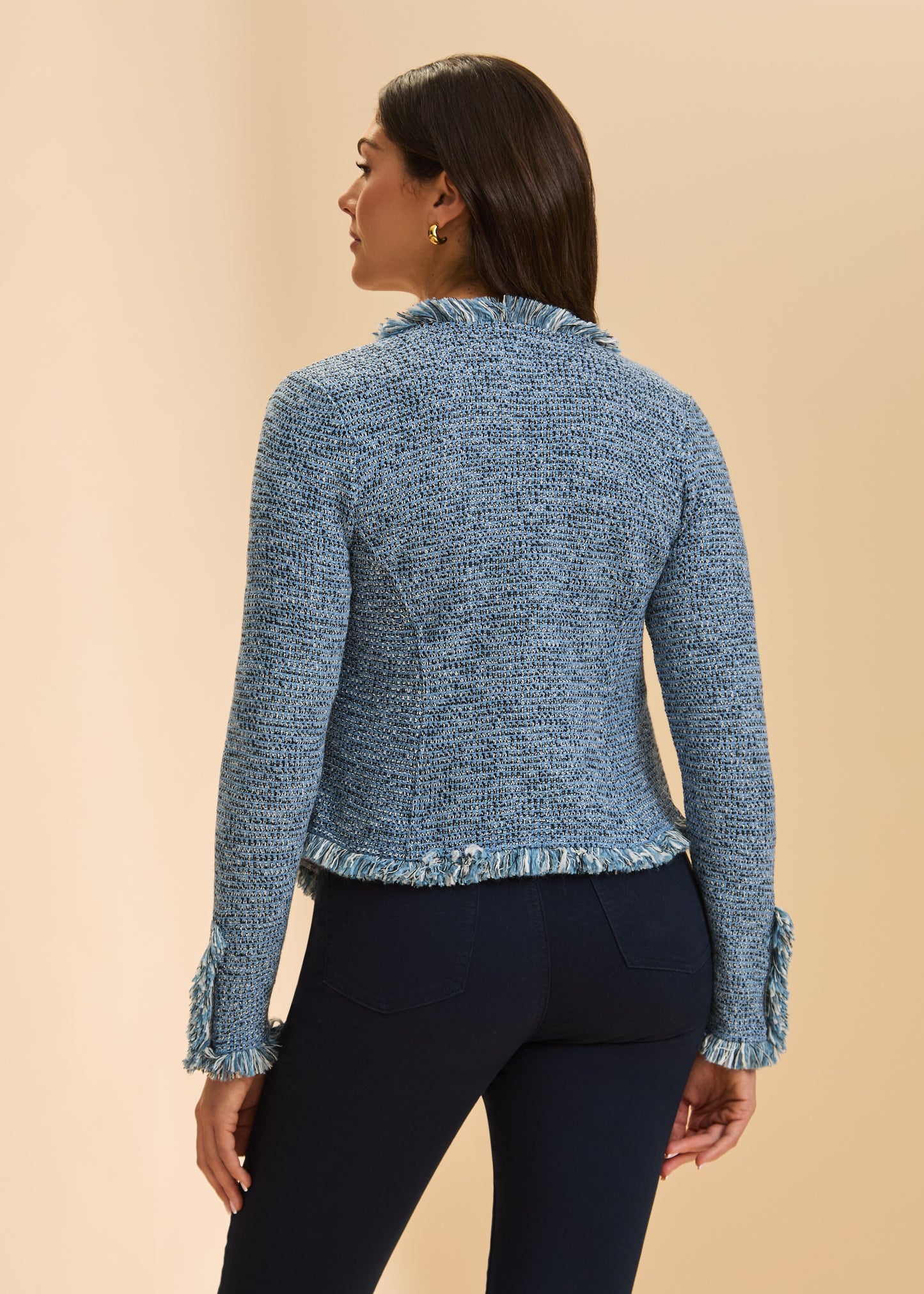 French Dressing Jeans - Deconstructed Knit Tweed Jacket