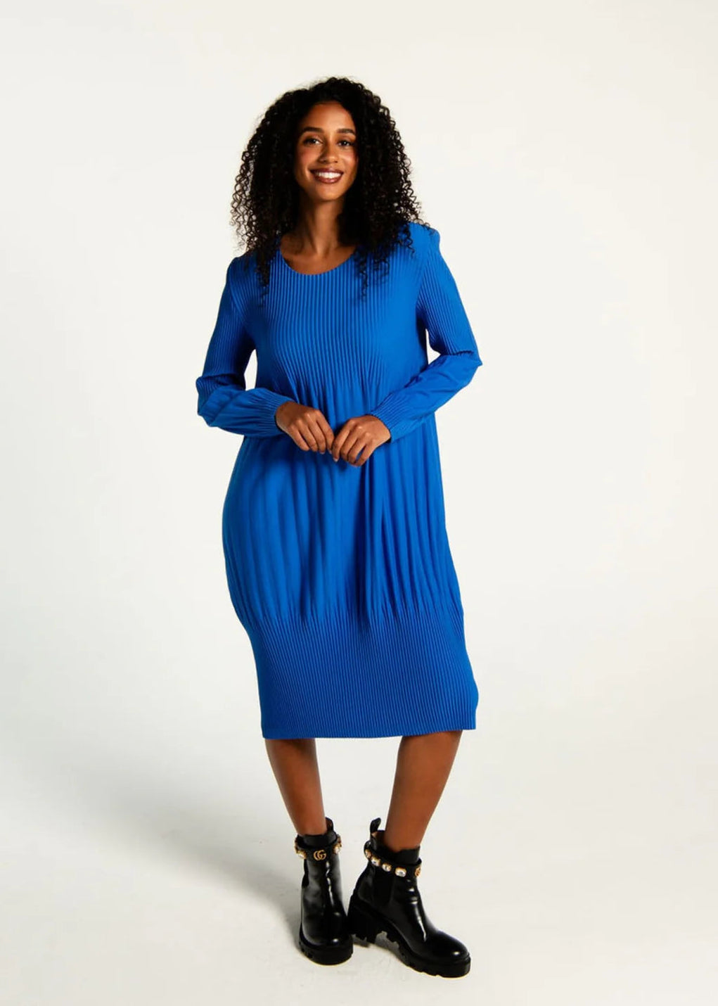 Alquema - Long Sleeve Baby Doll Dress