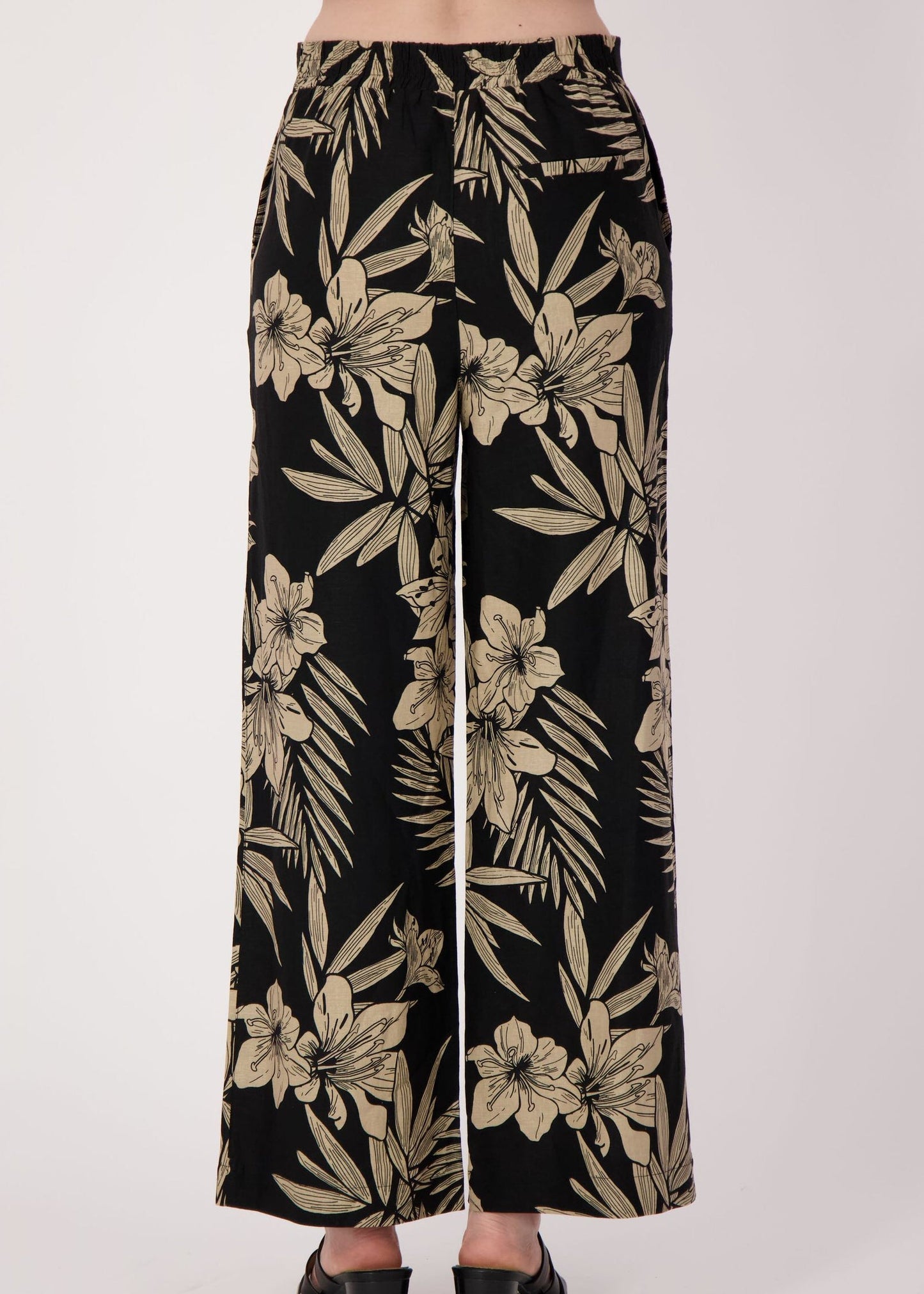 Spanner - Natural Floral Linen-Blend Pant - SALE