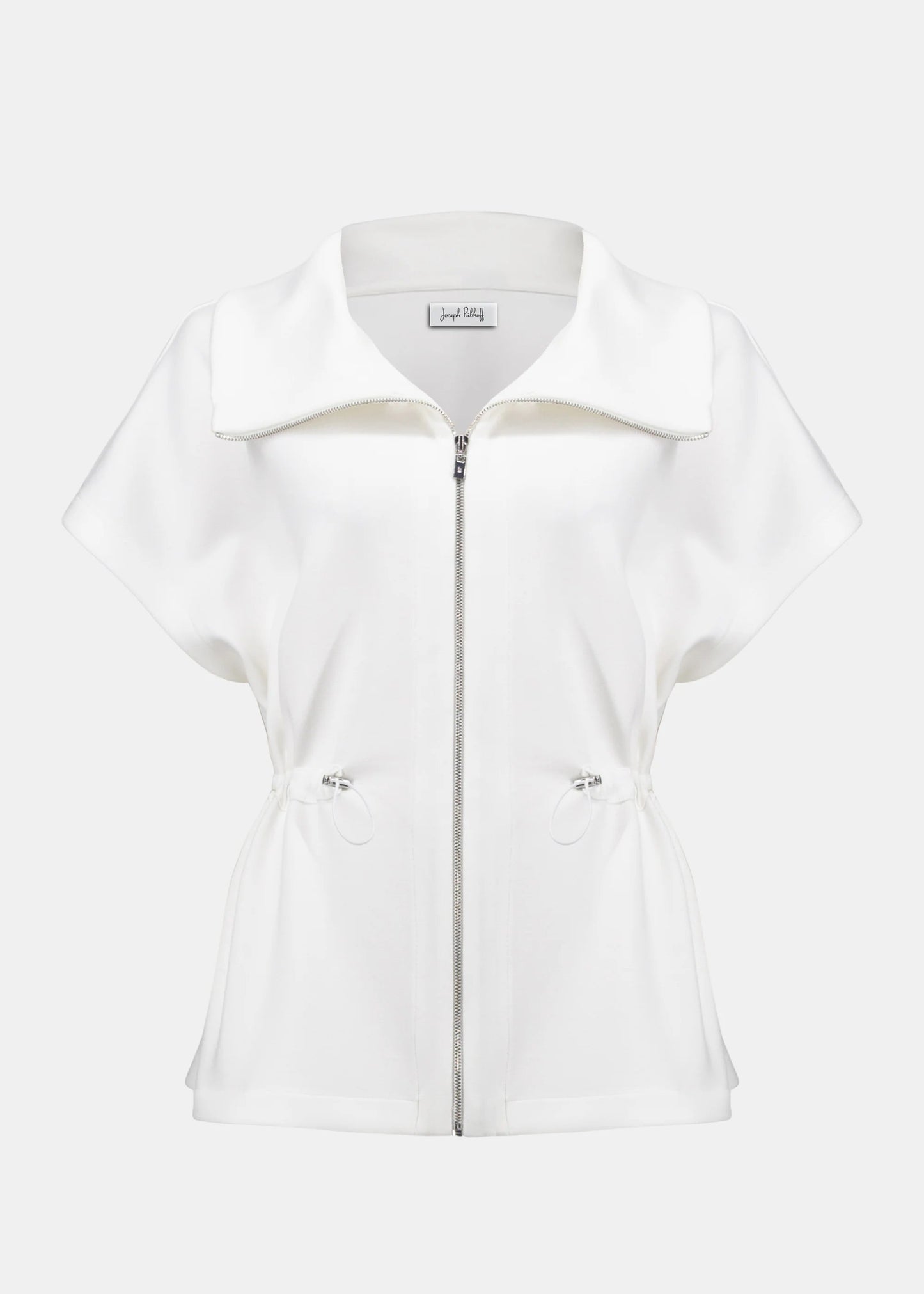 Joseph Ribkoff - Scuba Jersey Boxy Jacket With Drawstring Waist