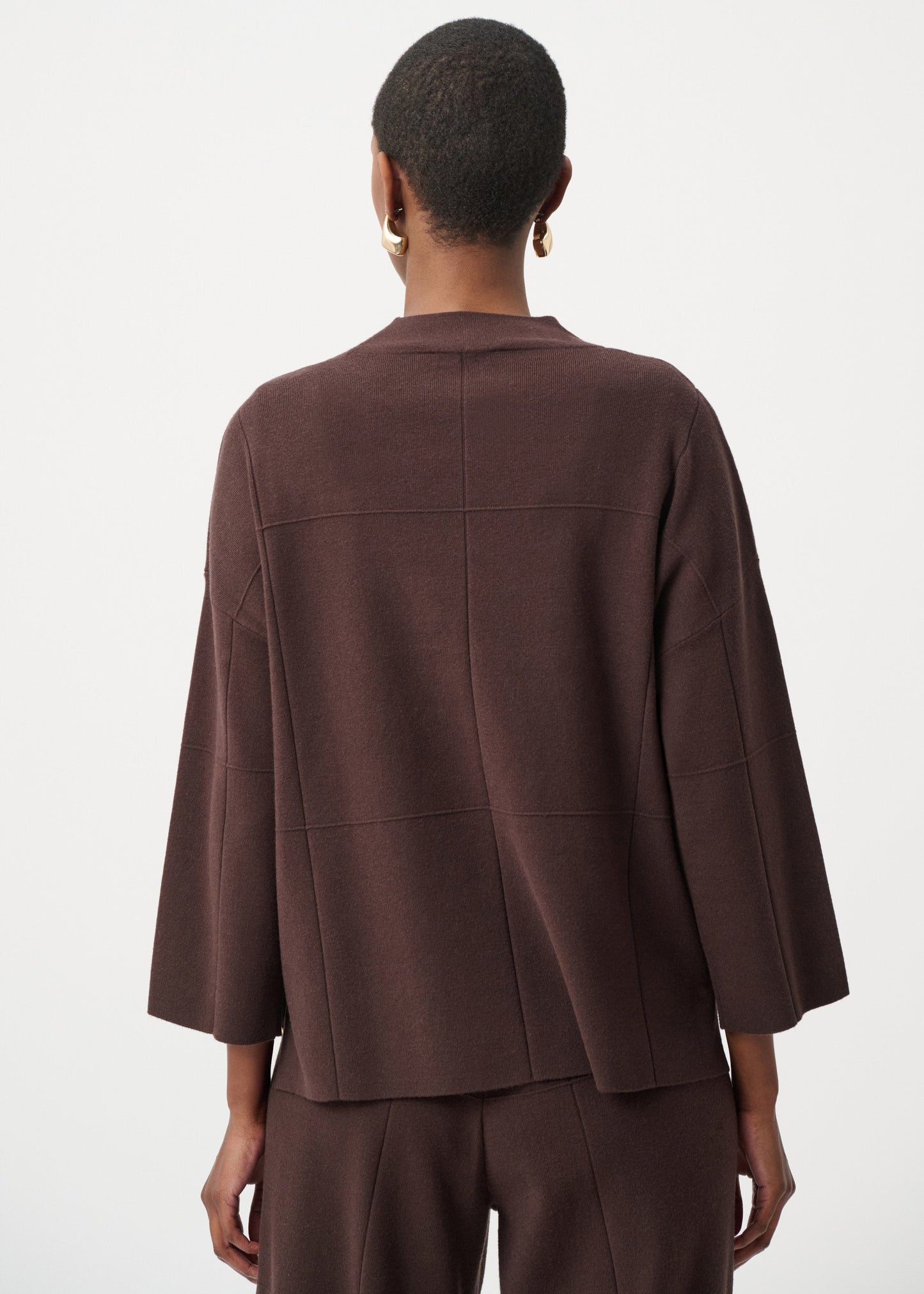 Joseph Ribkoff - Brushed Viscose Straight Sweater with Mock Neck