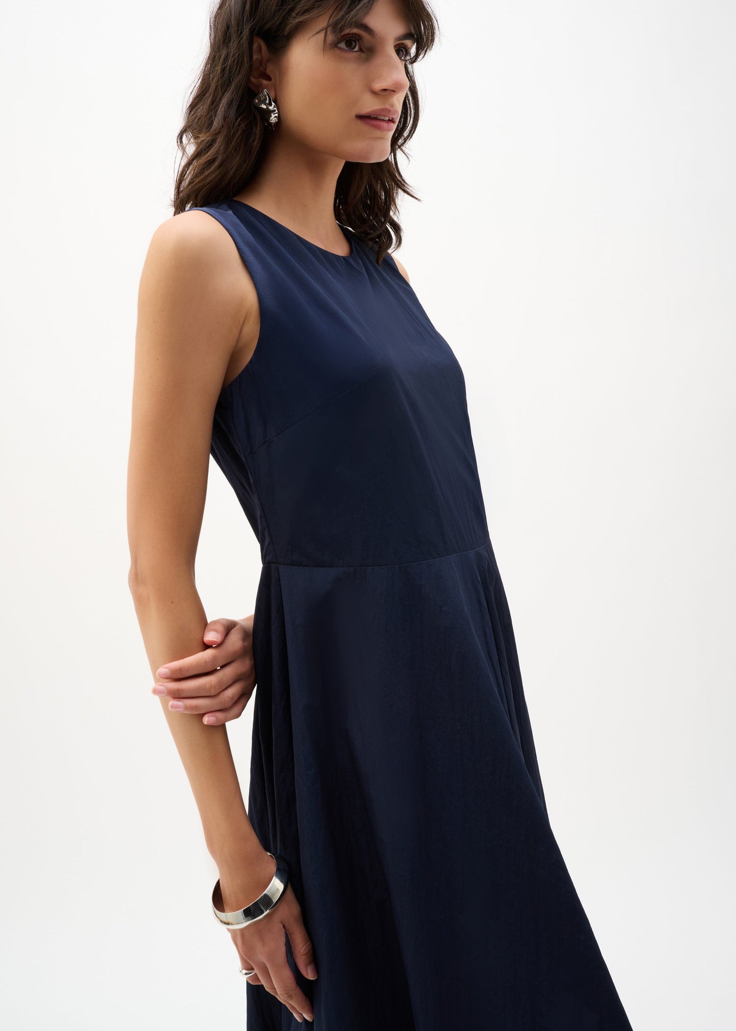 Joseph Ribkoff - Woven Parachute A-Line Dress With Bubble Skirt