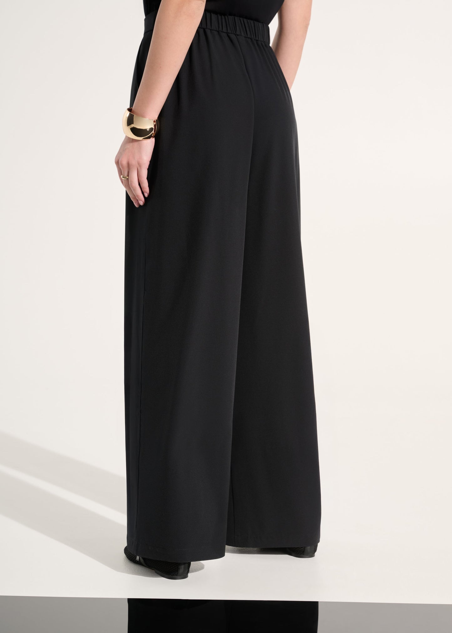 Joseph Ribkoff - Stretch Woven Pull-On Wide Leg Pants