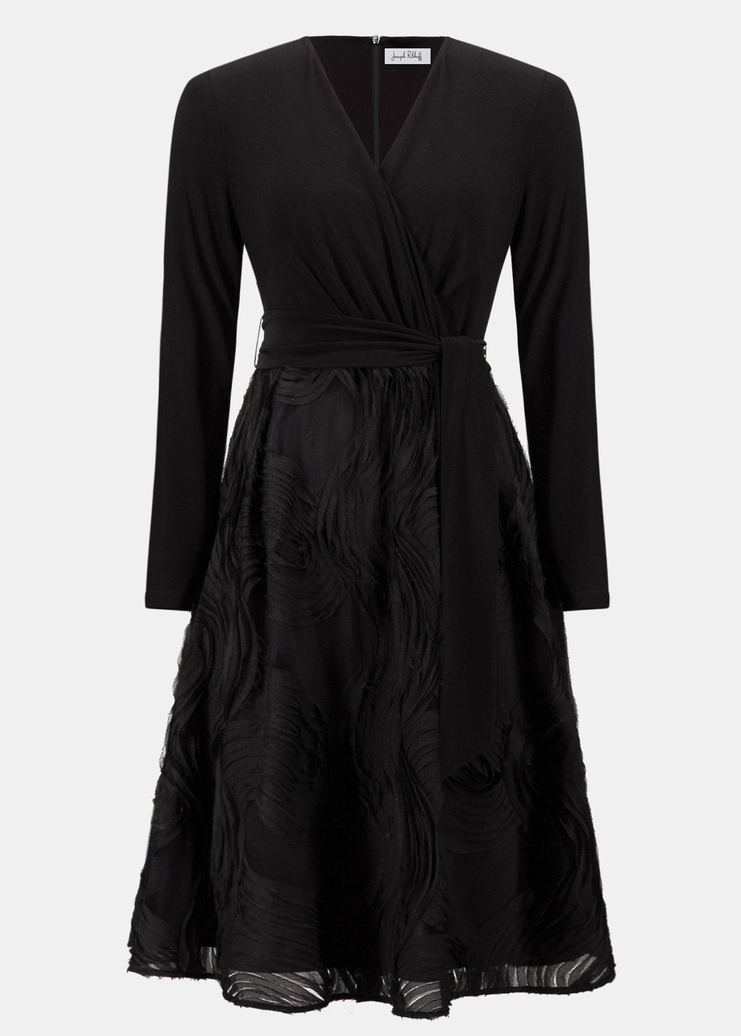 Joseph Ribkoff - Signature Silky Knit and Novelty Fit and Flare Dress