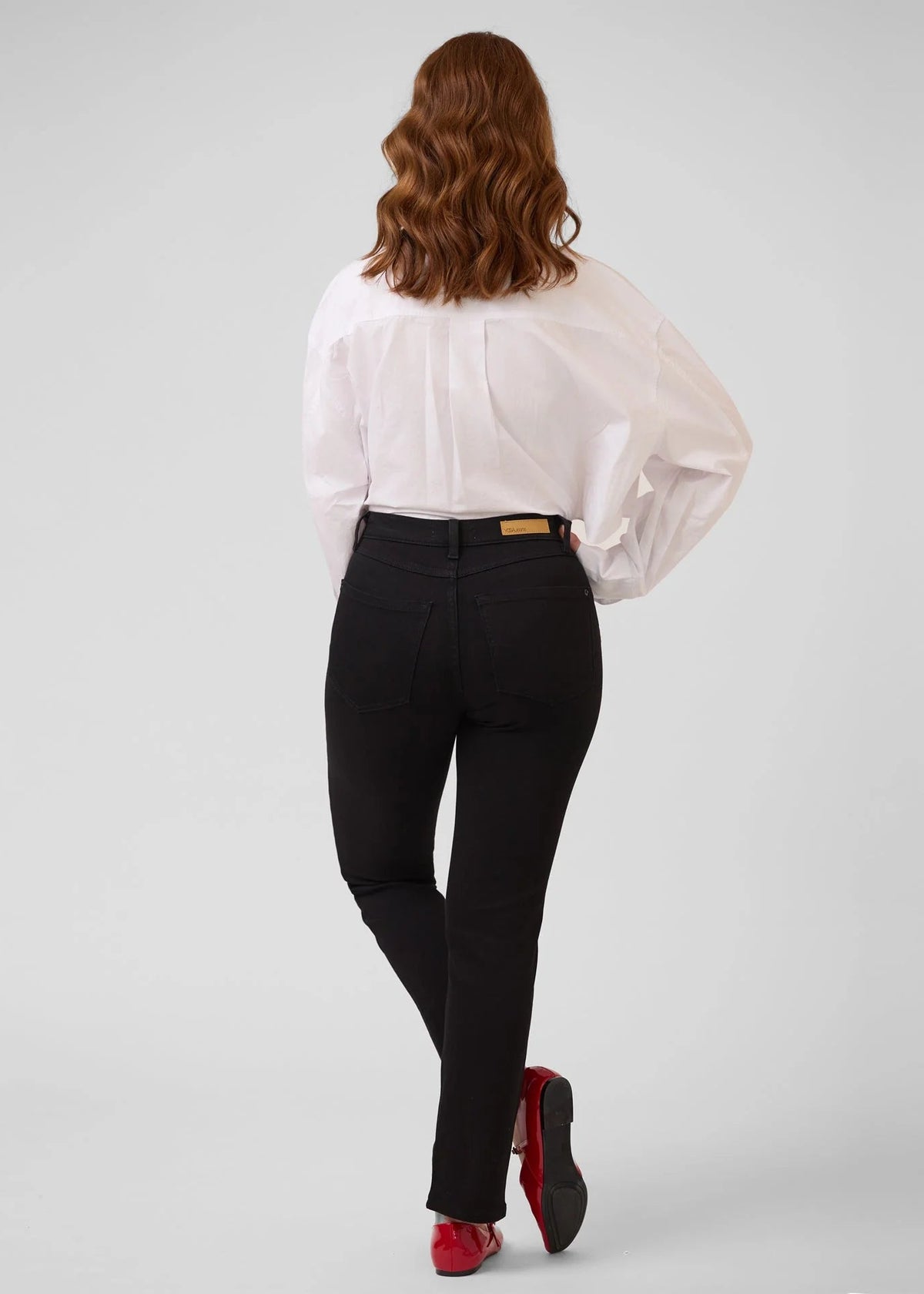 Yoga - Chloe Straight Classic Rise - Black