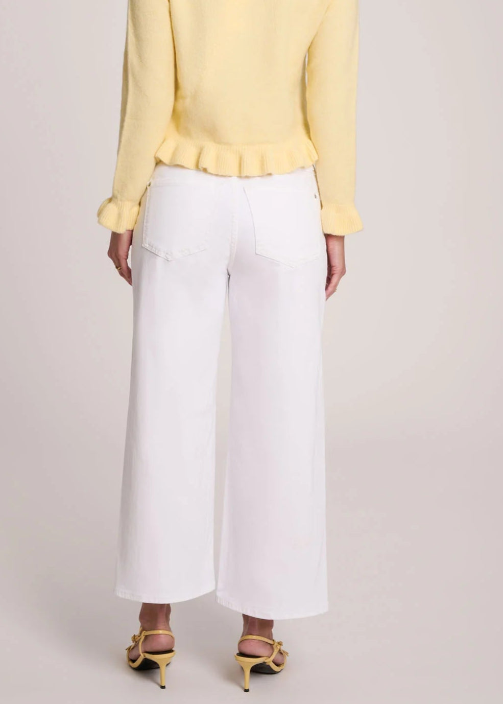 Yoga Jeans - Lily Wide Leg Jeans - White Lotus