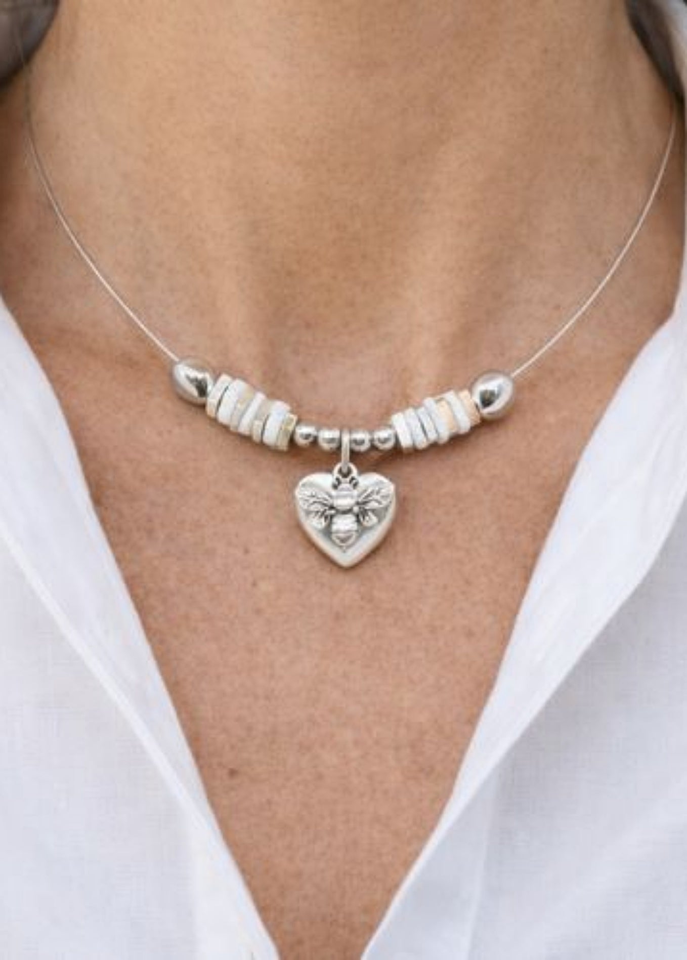 My Wristy Business - BEE Floating Necklace