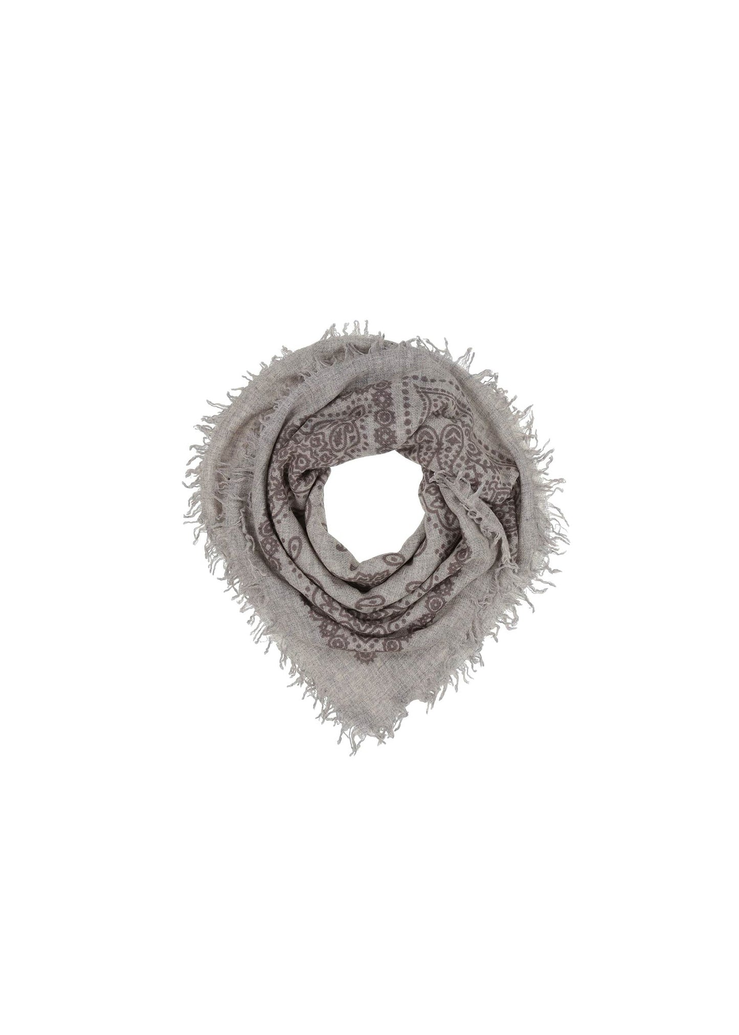 V Fraas - Paisley Pattern Wool Scarf