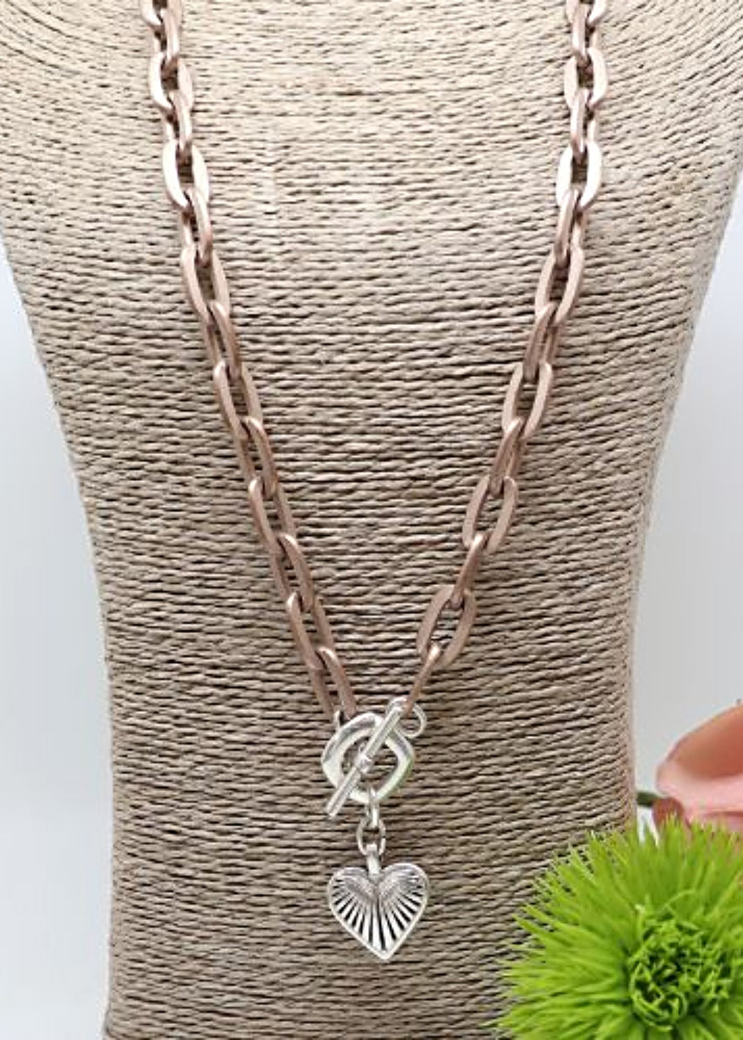 My Wristy Business - Fawn Heart Charm Necklace