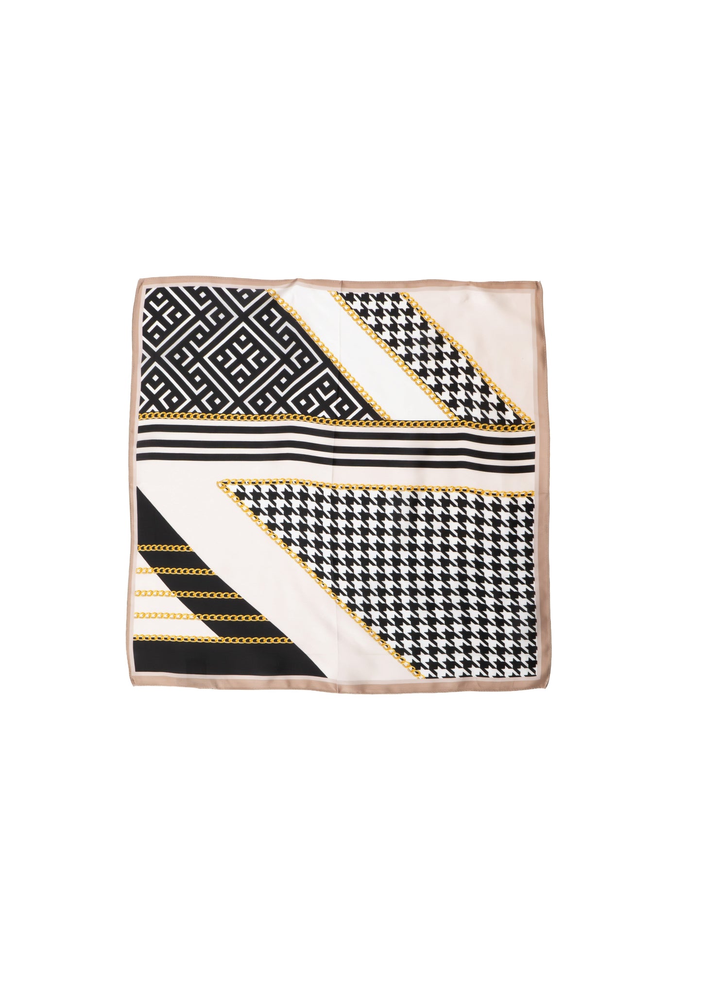 Houndstooth Multi Print Scarf