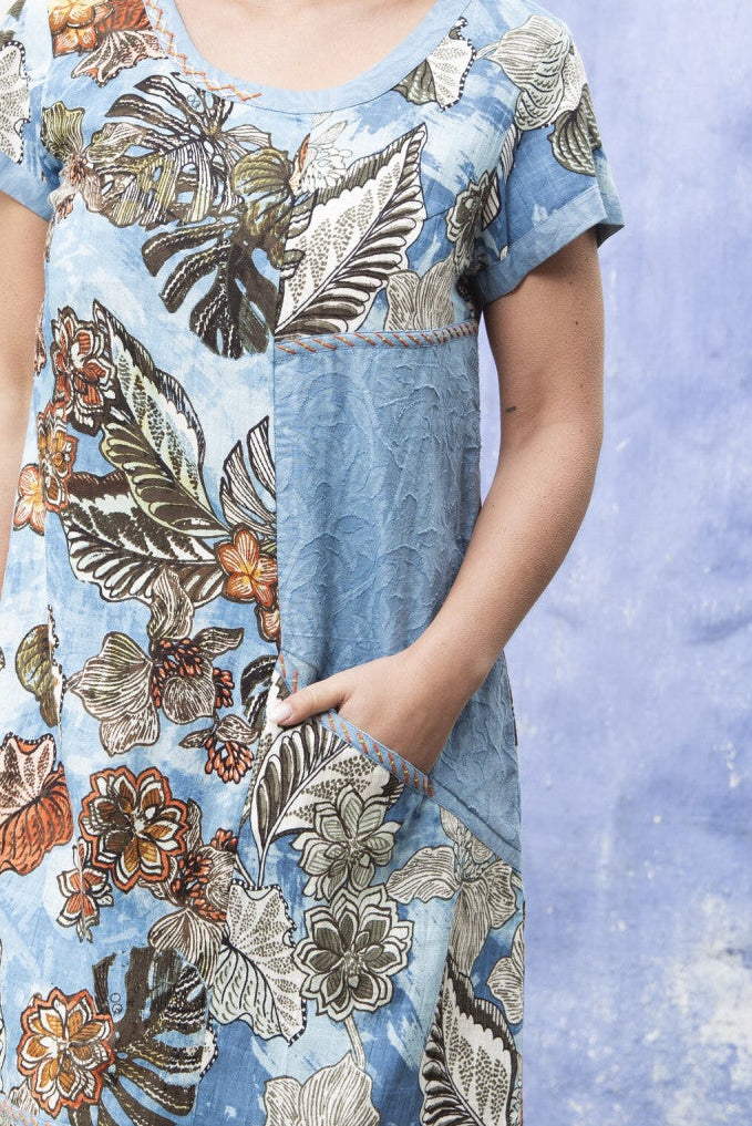 Orientique - Lima Blue Dress Patch