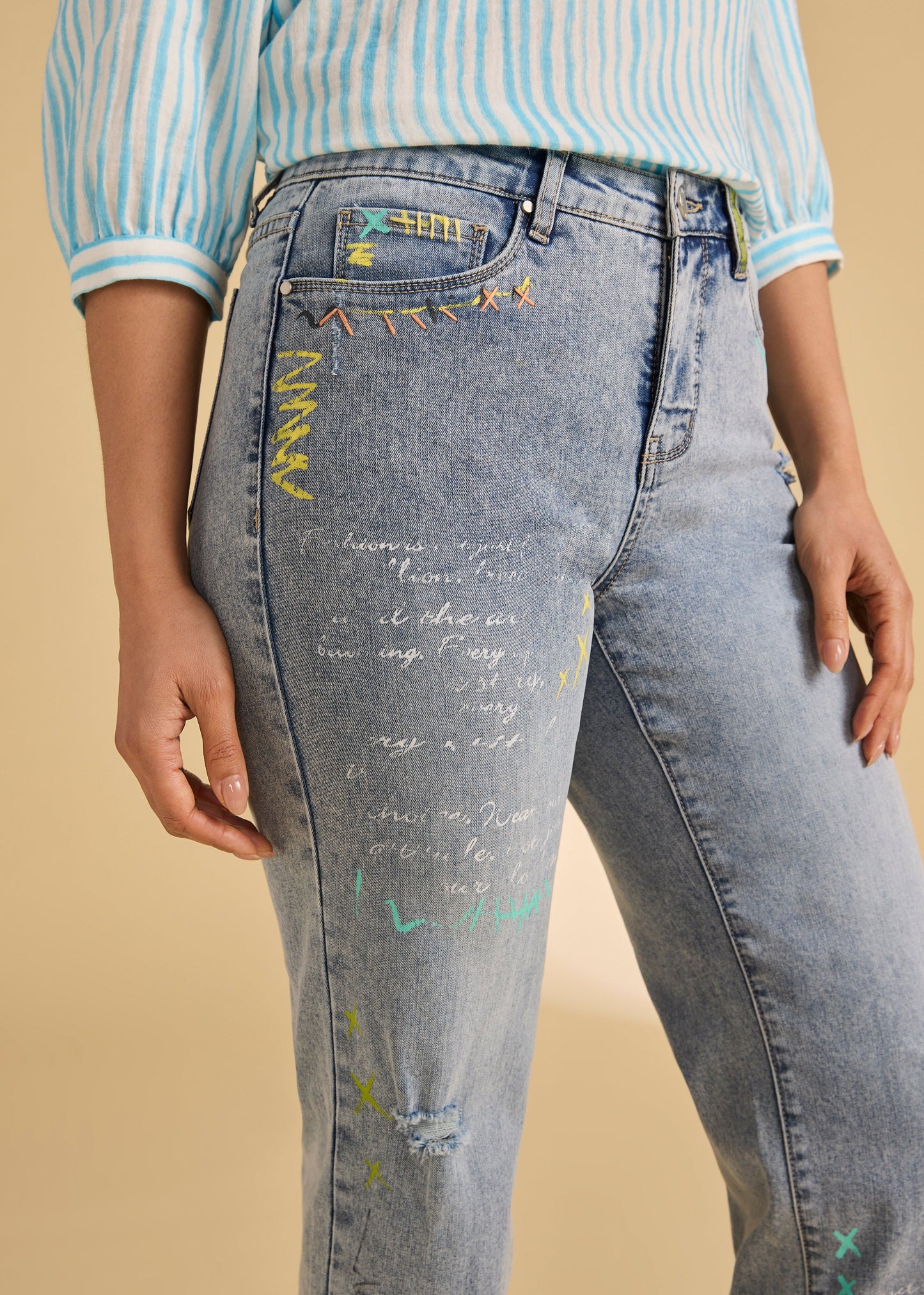 French Dressing Jeans - Girlfriend Wide Crop Jean - SALE - ONLINE EXCLUSIVE