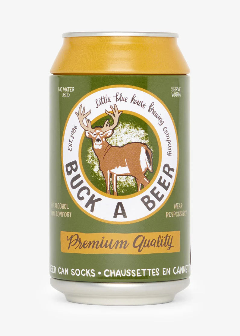 Little Blue House - Mens Socks - Buck A Beer