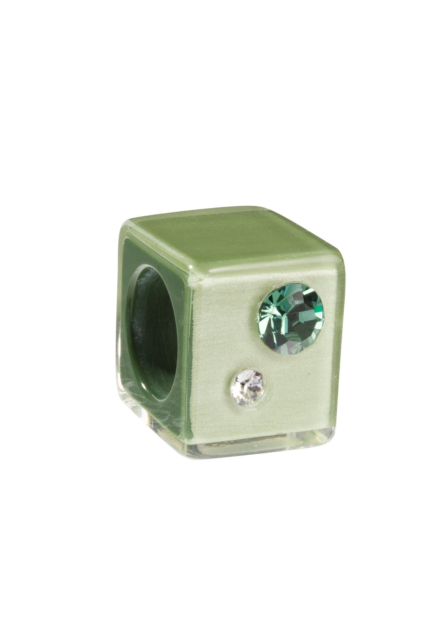 Zsiska - Sparkly Cube Bead