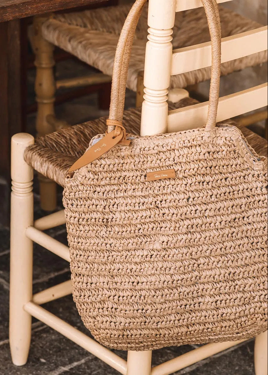 Toni Pons - Dorothy Paper Raffia Bag with Removable Strap