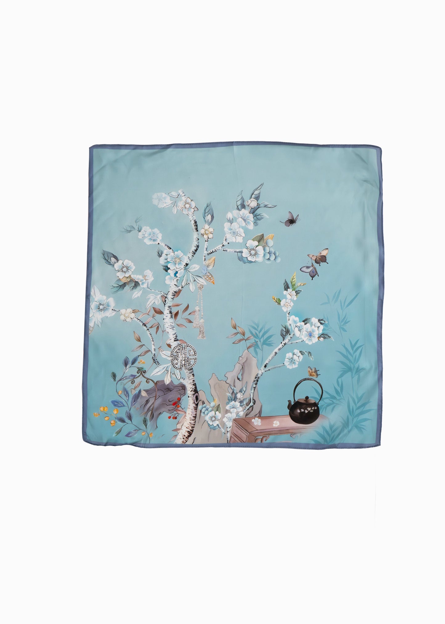 Kyoto Blossom Silk Neckerchief