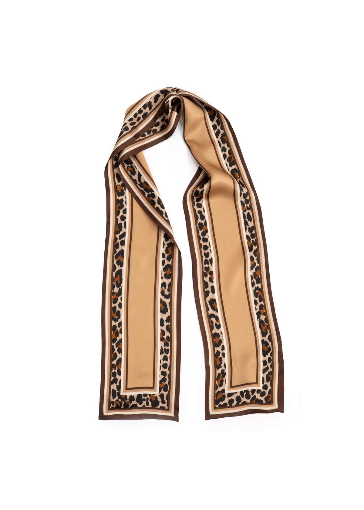 Leopard Frame Long Scarf