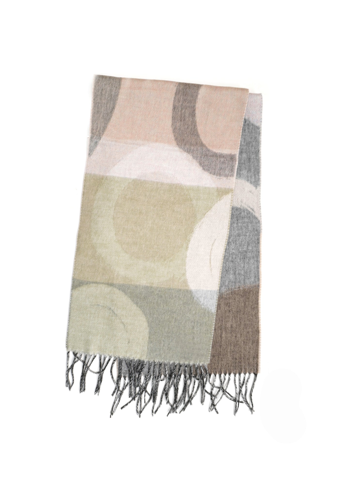V Fraas - Brush Strokes Circle Cashmink Scarf - SALE