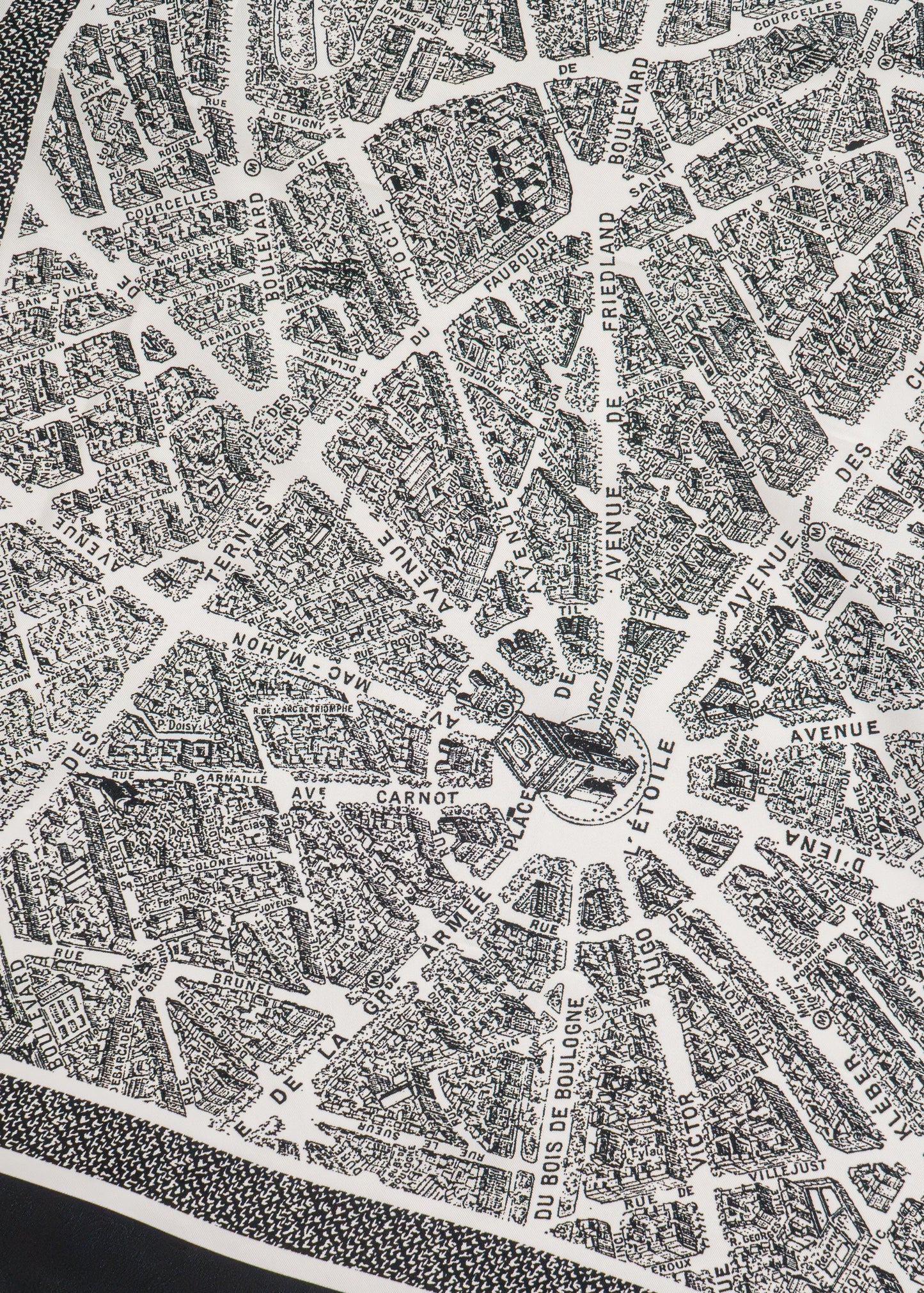 B&W Avenue Silk Scarf