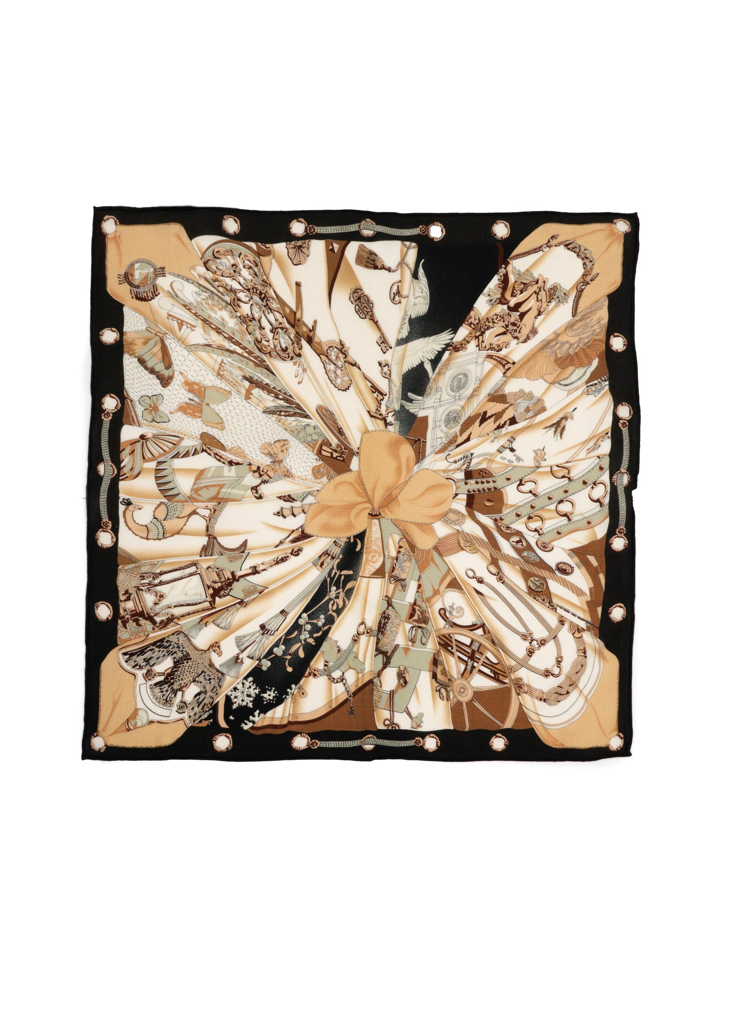 Tom & Eva - Equestrian Mix Reversible Wool Blend Scarf