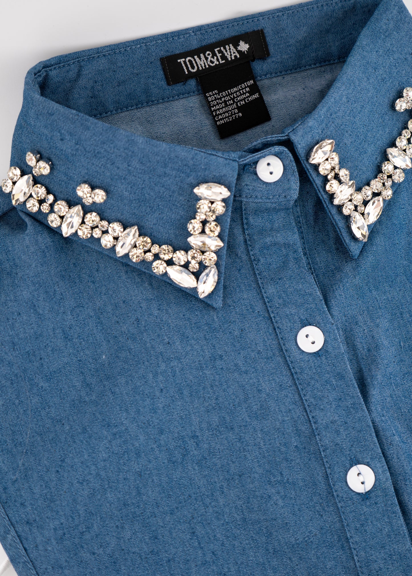 Crystal Collar Denim Dickie
