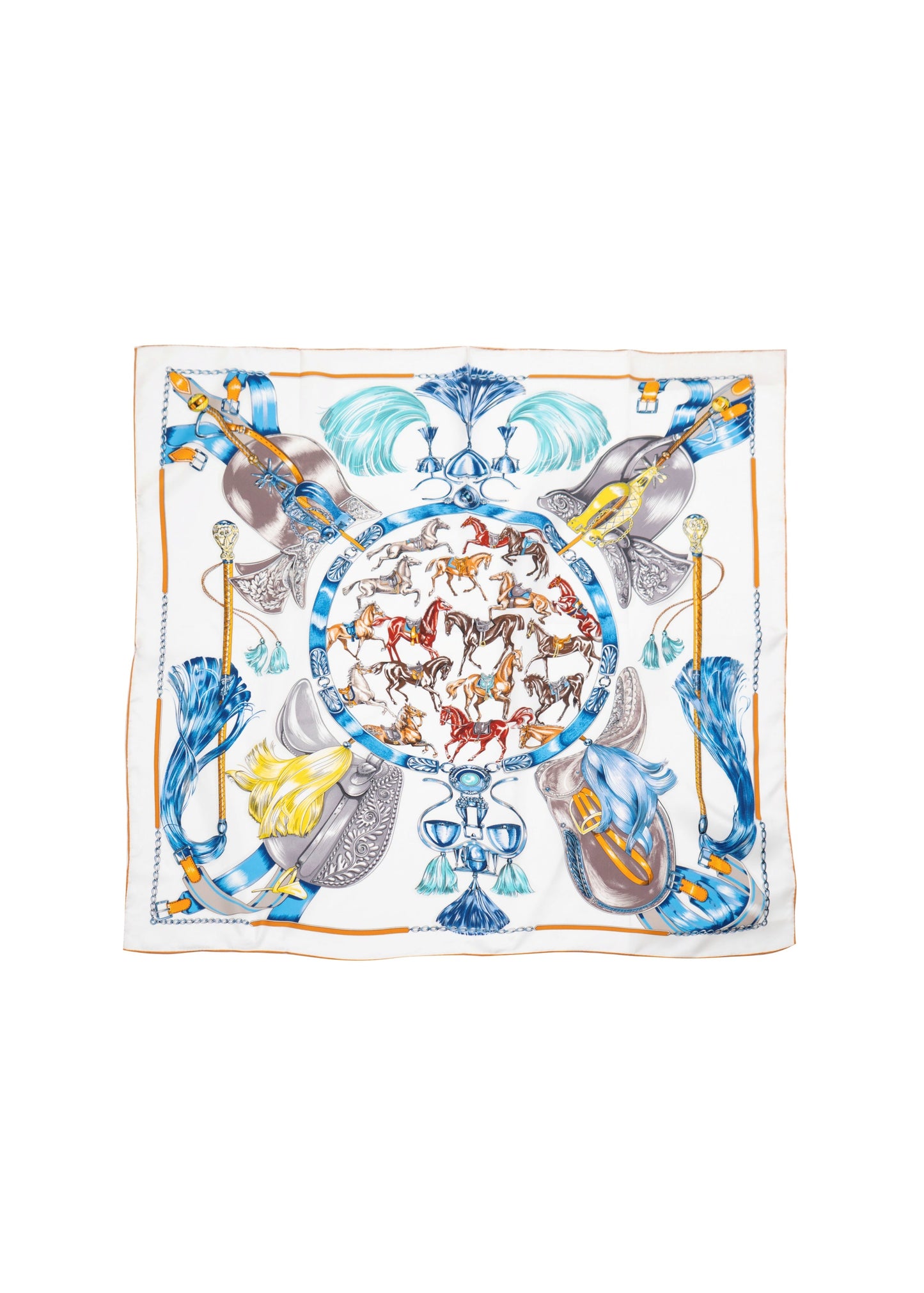 Horse Ring Silk Scarf