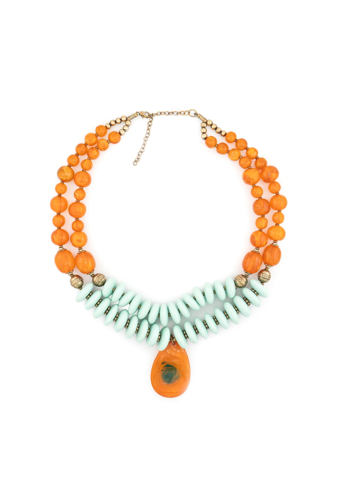 Amber Mix Layered Necklace