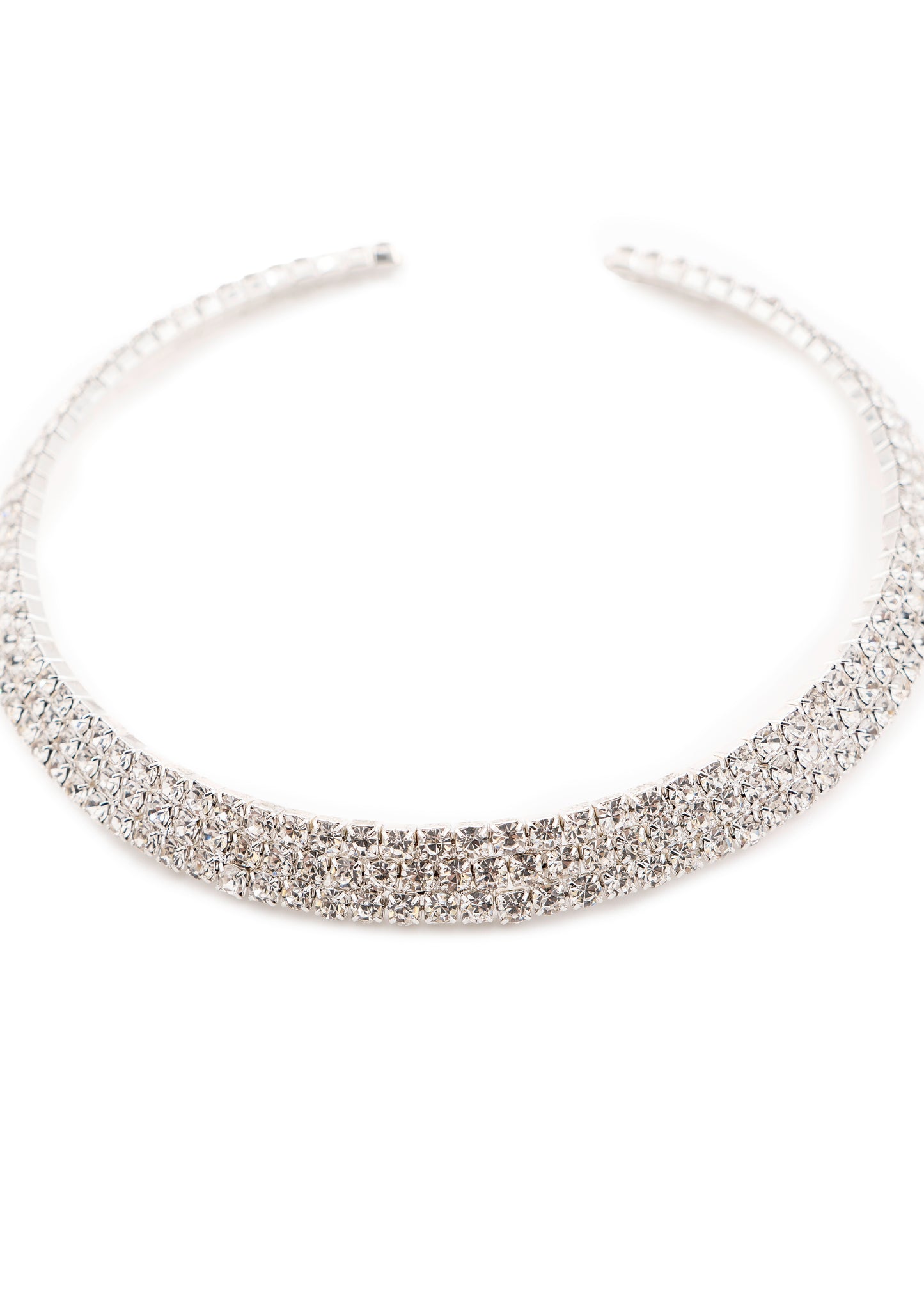 Pavé Crystal Collar Choker