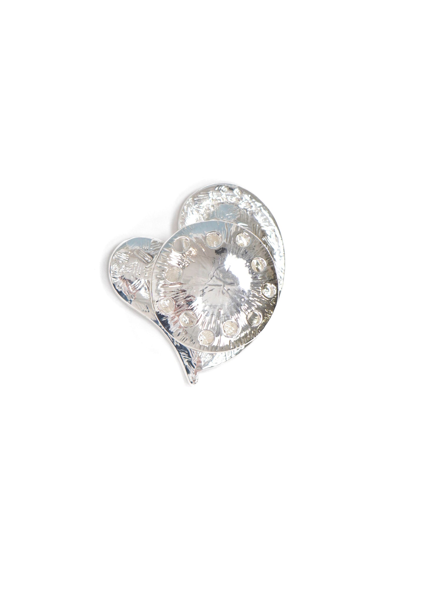 Midnight Heart Brooch