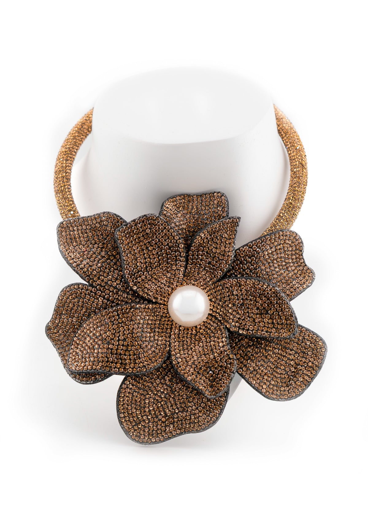 Crystal Flower Necklace