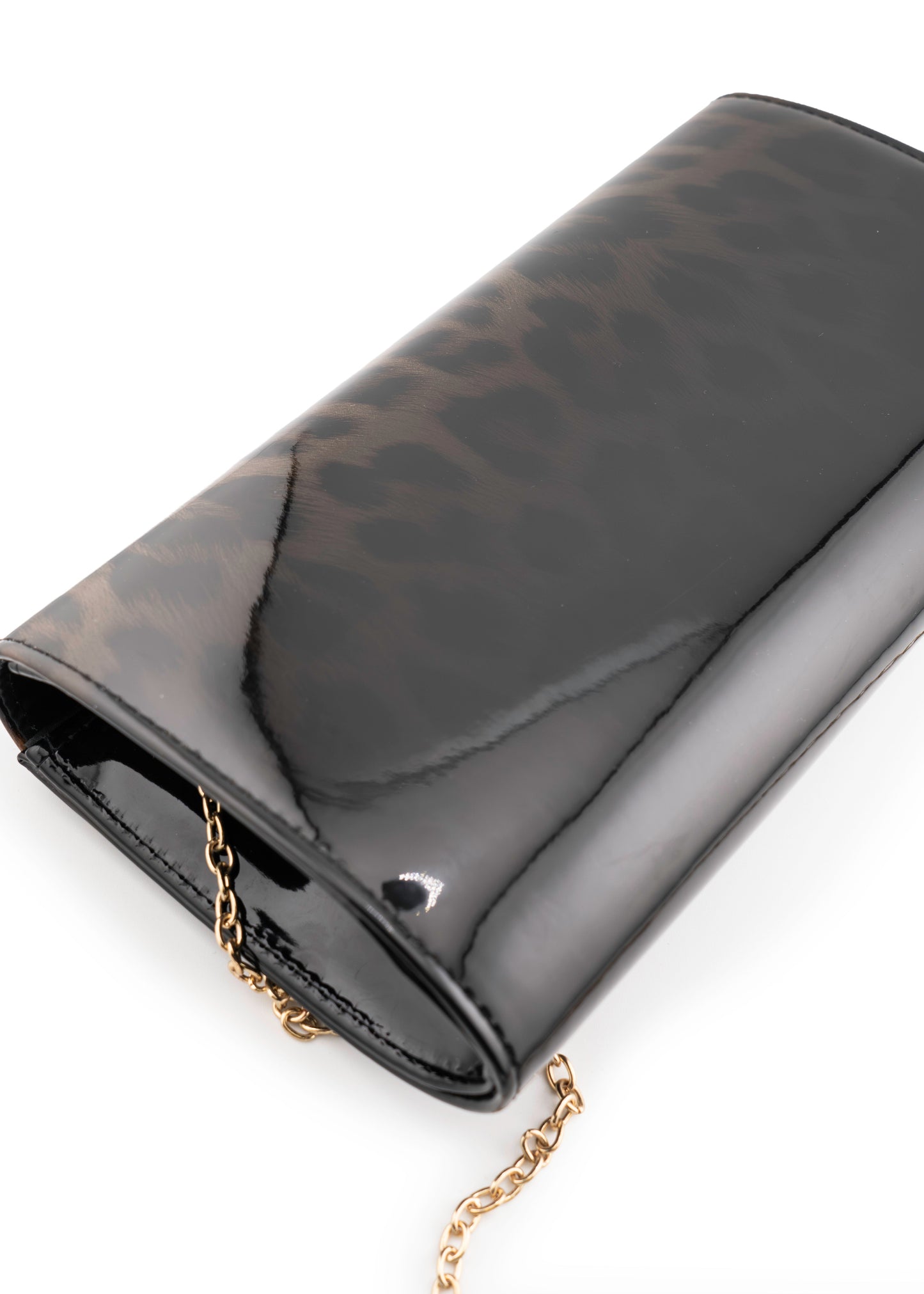 Leopard Patent Clutch