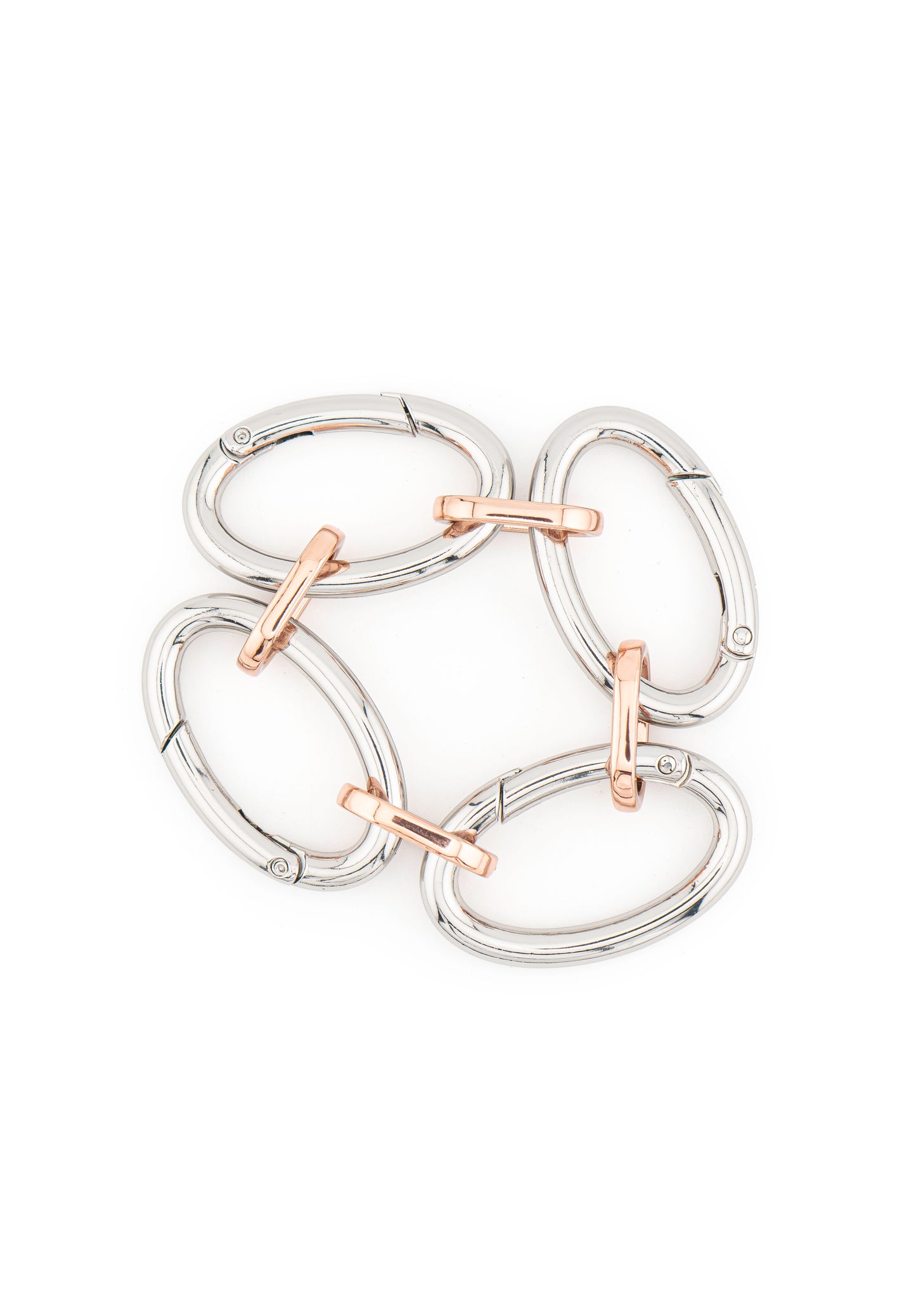 SILVER/ROSE GOLD