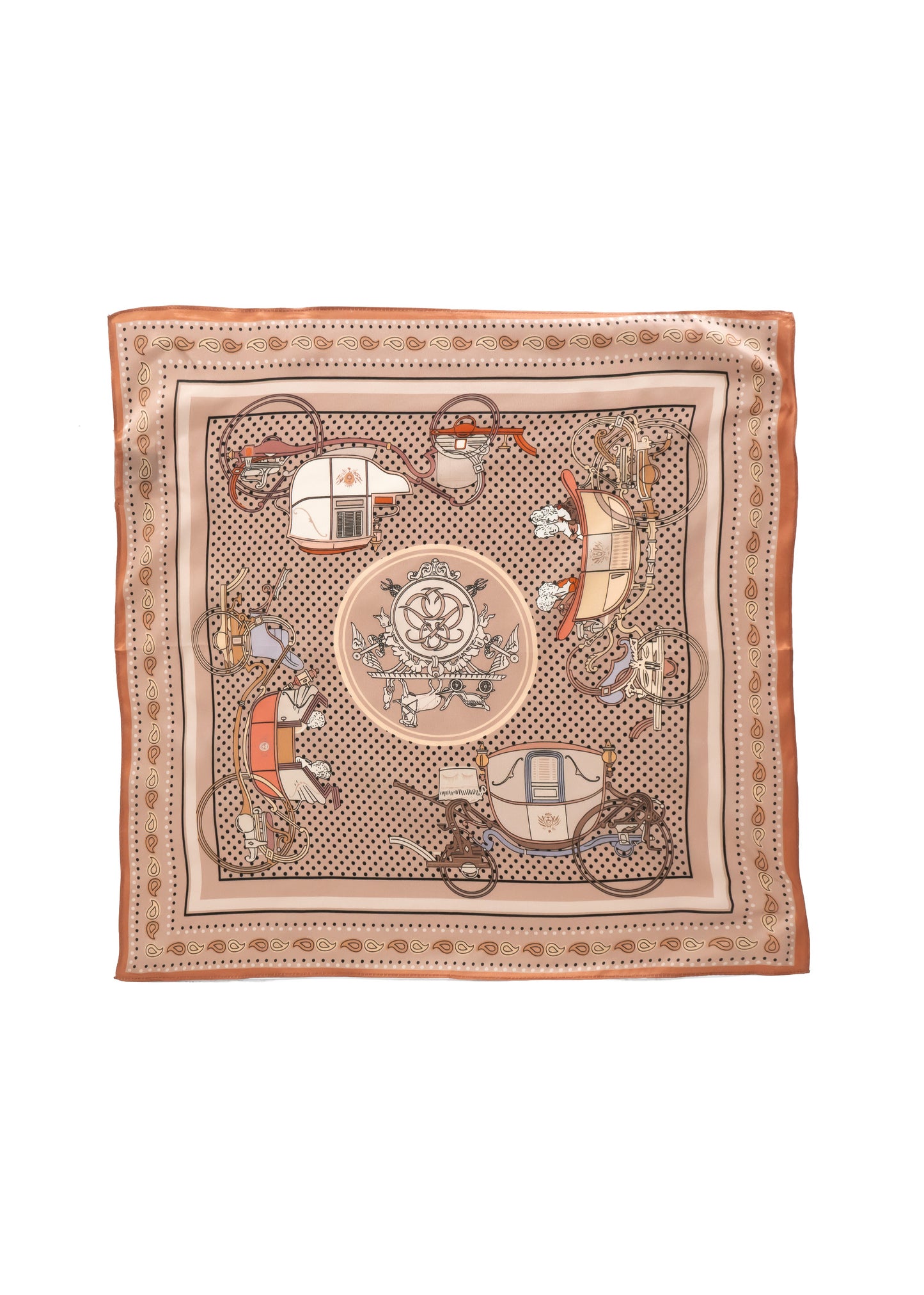 Tom & Eva - Vintage Carriage Silk Neckerchief