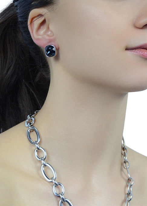 Myka - Cushion Cut Clip On Earrings