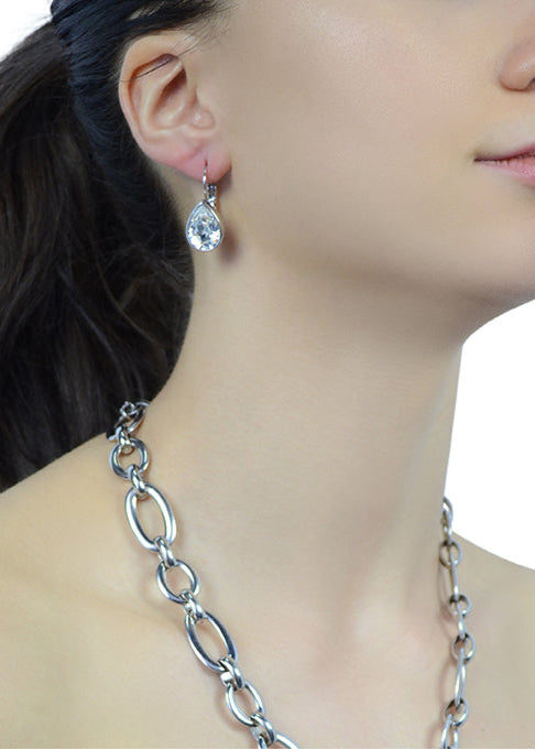 Myka - Nina Teardrop Euroback Earrings