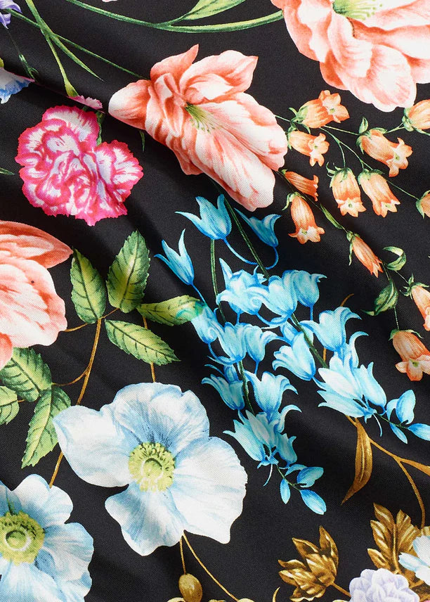 Echo - Flourish Silk Square Scarf