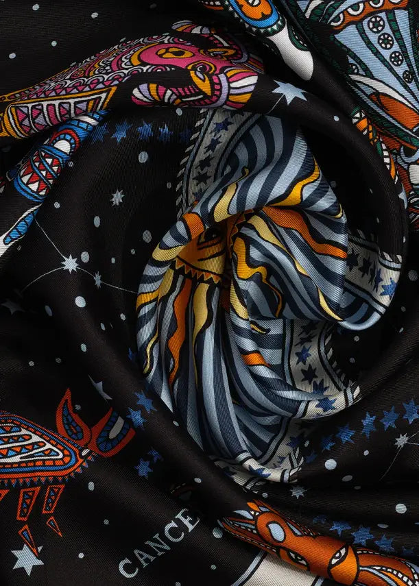 Echo - Written in the Stars Silk Square Scarf