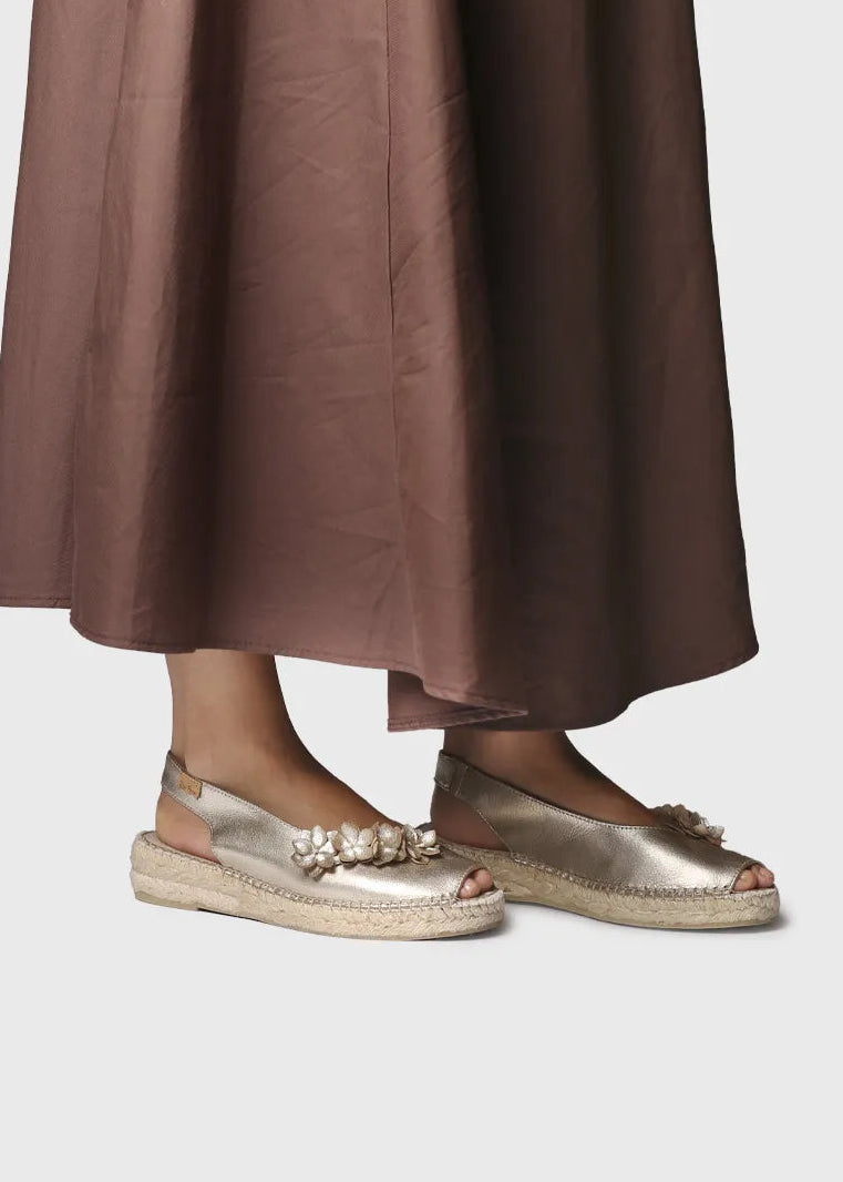 Toni Pons - Erica Decorative Flower Flat Espadrille