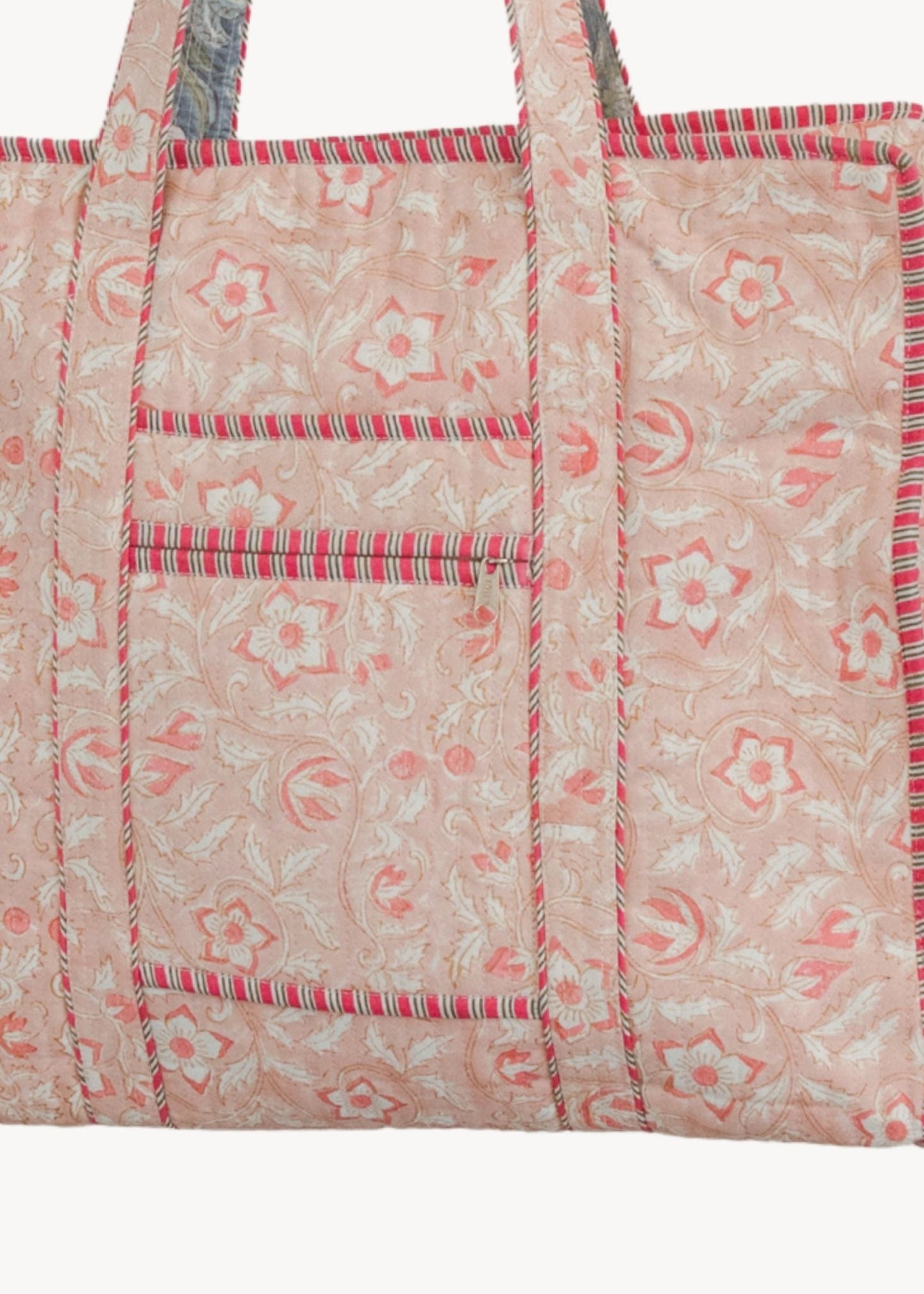 Pokoloko - Tea Rose Block Print Tote