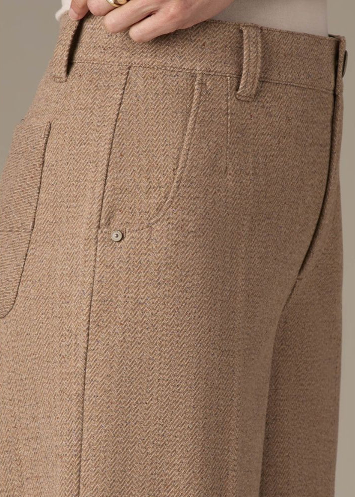 Wit & Wisdom - Pantalon large Whitney Skyrise à ourlet fendu