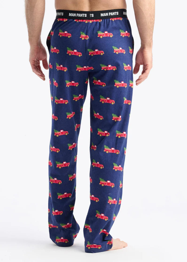 Little Blue House - Men's Pajama Pants - Red Vans