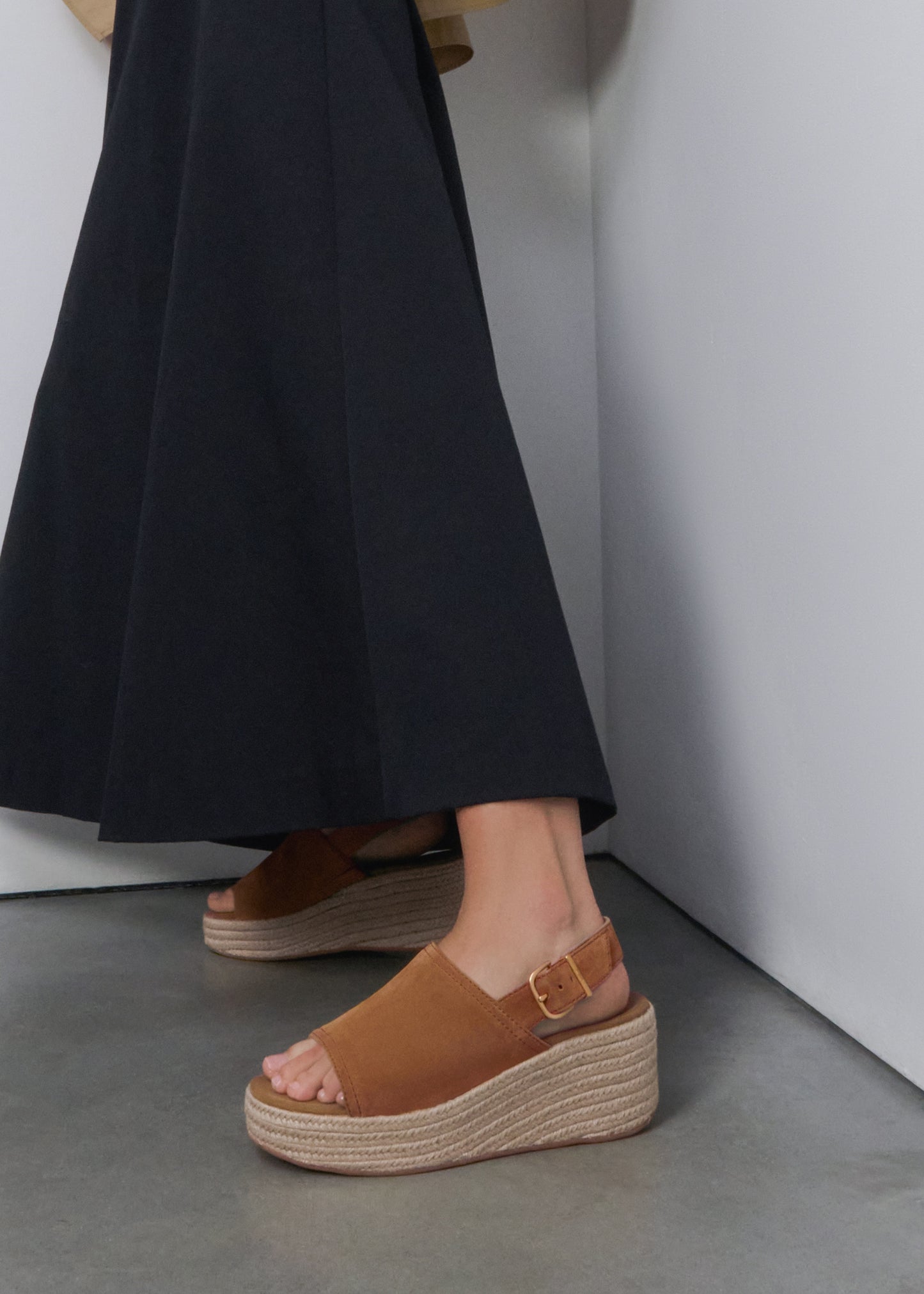 FitFlop - PLATFFORMS Espadrille Suede Wedge Back-Strap