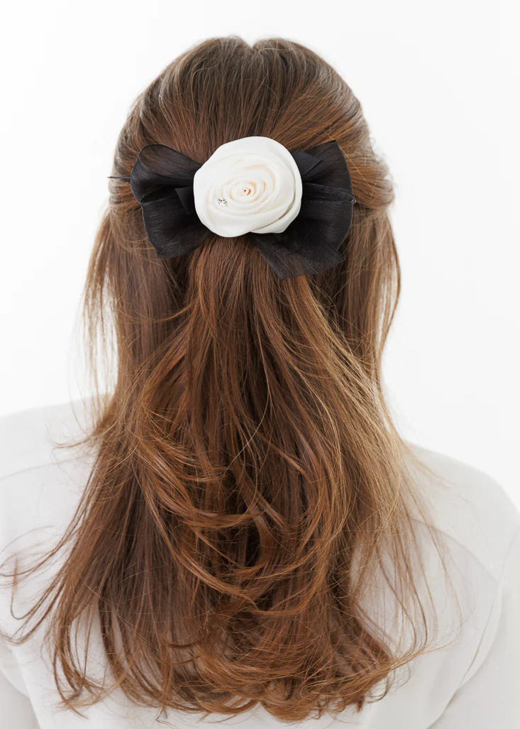 Limlim - Rose with Crystal Barrette