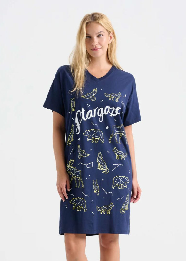 Little Blue House - Stargazar Women's Sleepshirt
