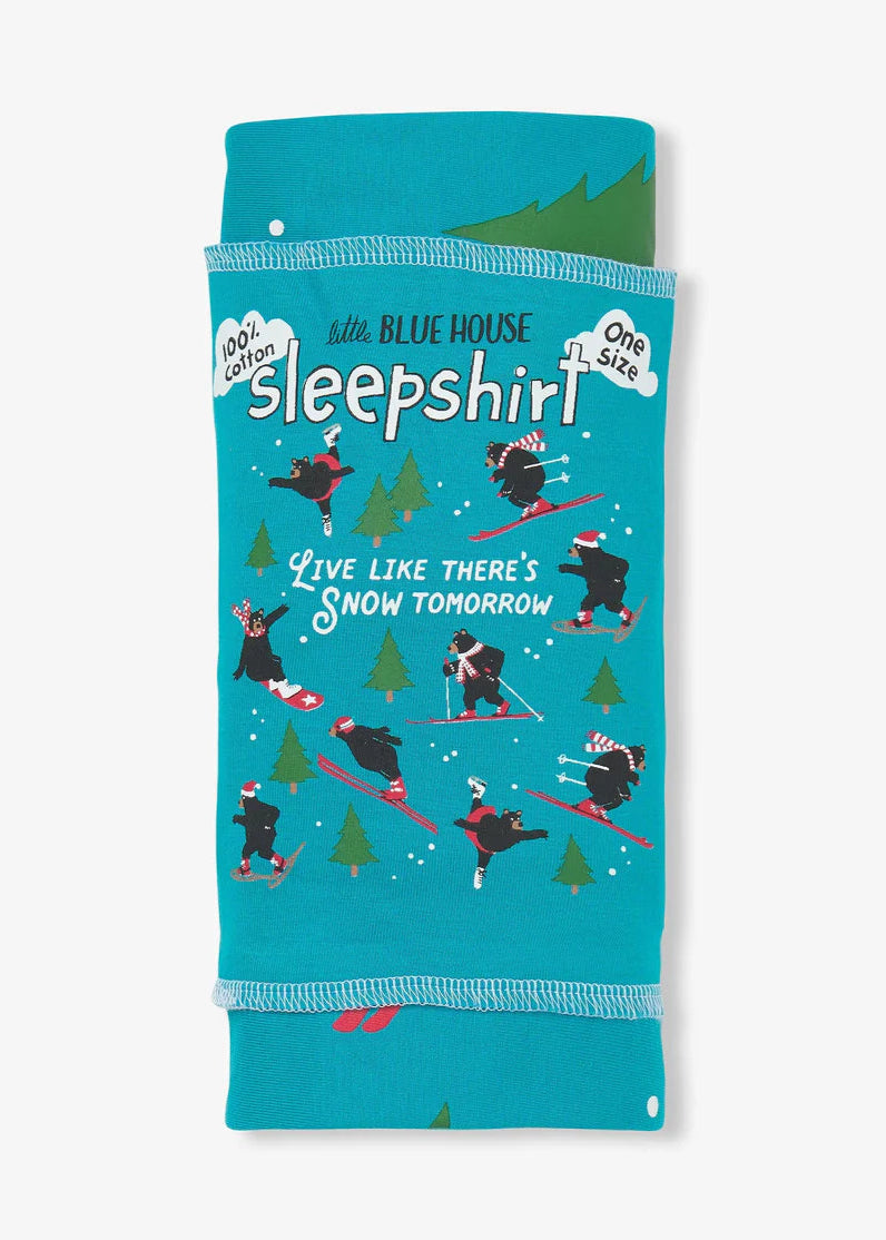 Little Blue House - Snow Tomorrow Sleepshirt