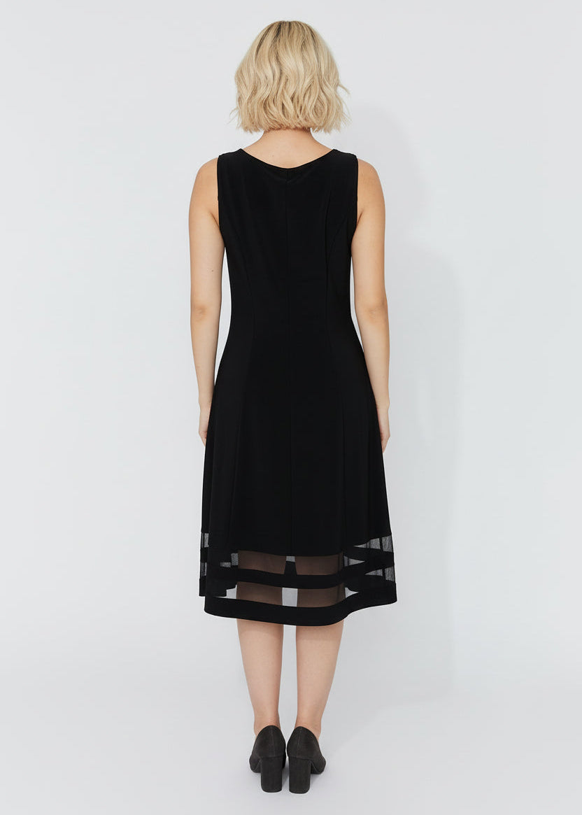 Compli K - Sheer Hem A-line Dress
